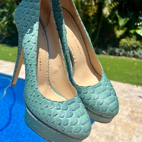 Charlotte Olympia Python Heels - Picture 10 of 15